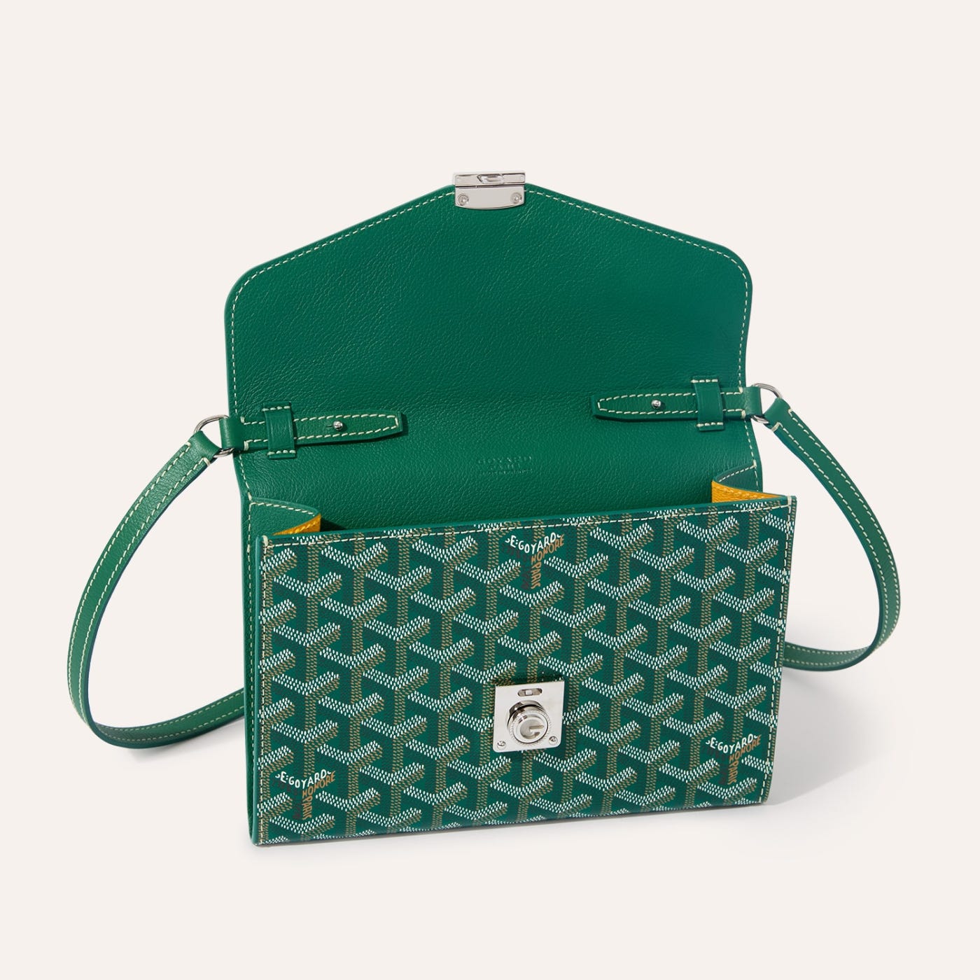 Goyard Chypre Wallet-Pouch Green - Image 4